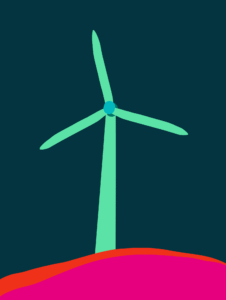 Vindmølle vedvarende energi